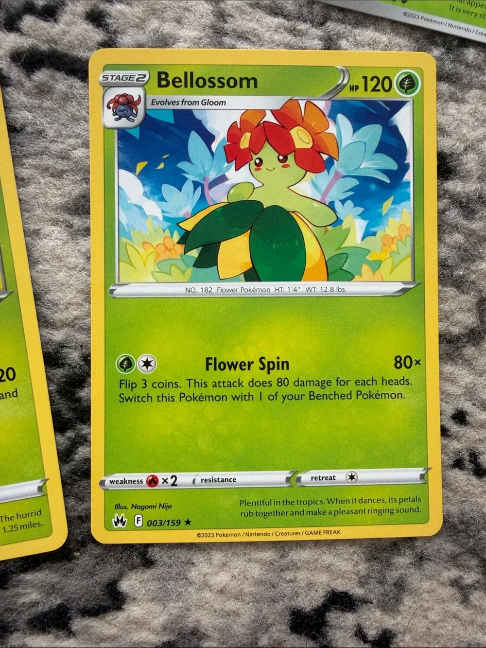 Oddish, Gloom & Bellossom Evolution Lot | Pokémon 151 + Crown Zenith | ✨5/$25✨
